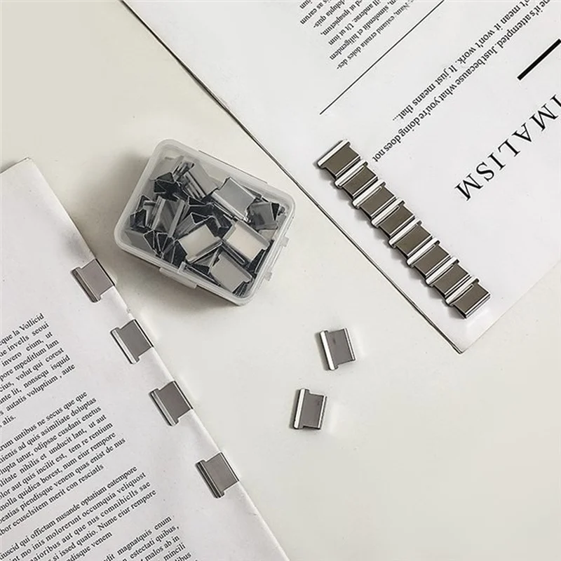 Plastic Paper Binder Clip Install Disassemble Tool push stapler mini stapler set hand stapler metal stapler dual mode stapler rotatable stapler Mini Binder Staples Office Office Binding Supplies Clip Stapler Accessoires