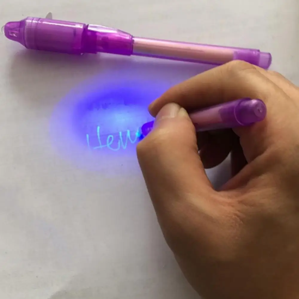 3Pcs Luminous Invisible Ink Pen Highlighters for Kids, multifunction pen,invisible ink pen,highlighter pens