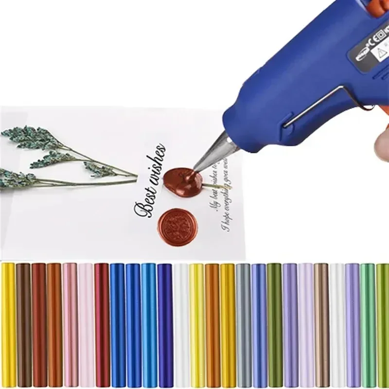 EU/US Plug Hot Melt Glue Gun DIY Mini Household Industrial Guns Heat Temperature 20W Electric Repair Tool Use 7mm Glue Stick 3
