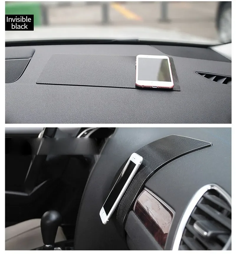 Non Slip Dash Mat Silicone Car Dashboard Sticky Pad Holder Anti Slip for Car Mobile Phone Protective Pad Accessories