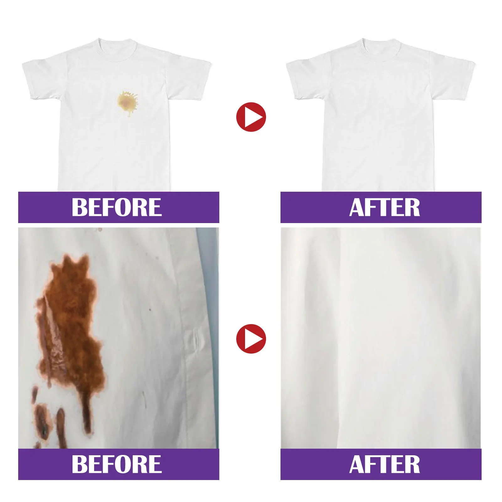 Active Enzyme Laundry Detergent Multipurpose Clothing Stain Remover Stubborn Oil Cleaning Underwear T-shirt Degreaser Cleaner