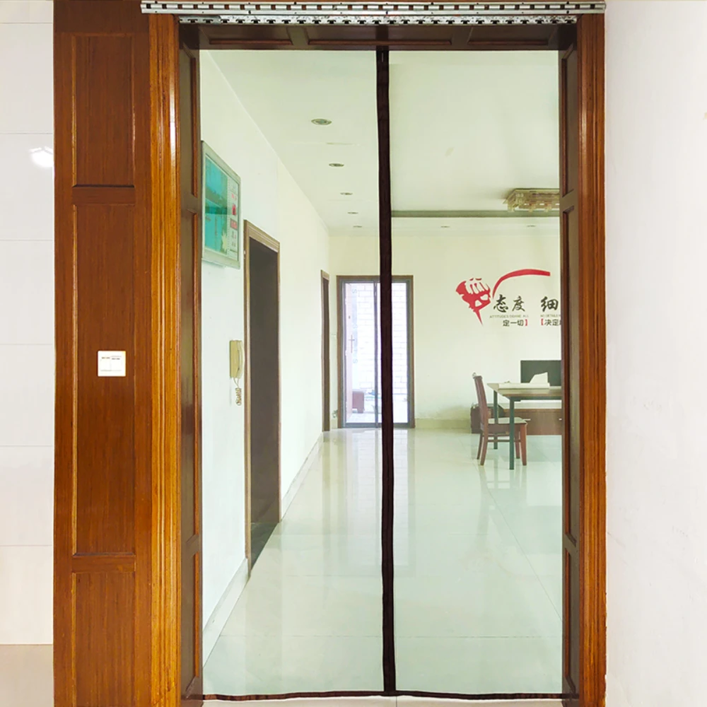 

Strong Door Curtain Mosquito Net Curtain Fly Insect Screen Mesh Auto Closing Custom Size Easy Installation Curtains for living
