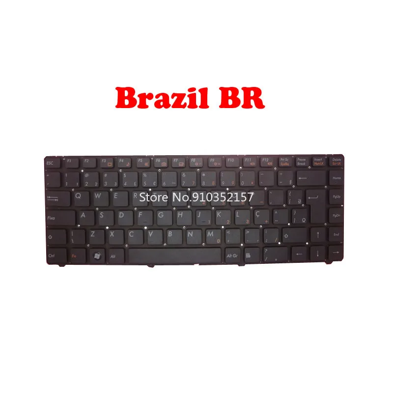 Laptop Keyboard For Itautec W7440 W7445 V111305AK V111350A Brazil BR United Kingdom UK Nordic NE