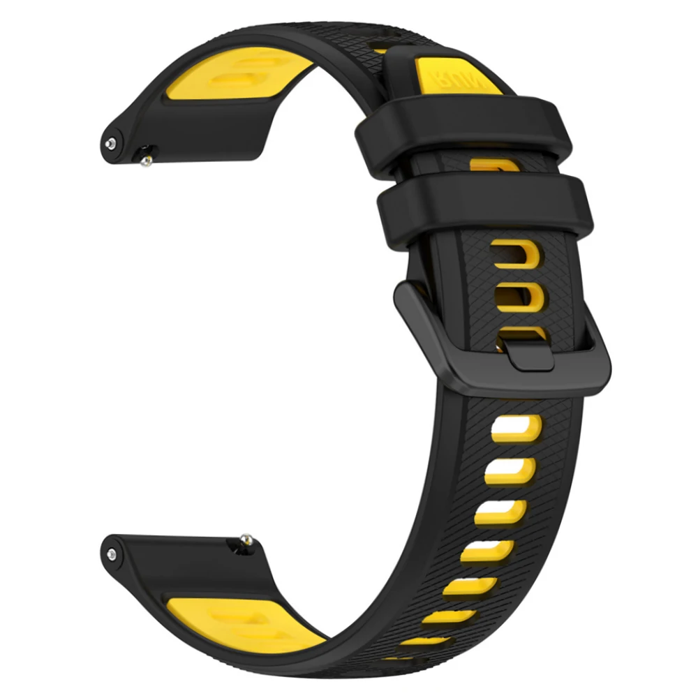 Dual-Color Silicone Watch Strap Replacement - Premium Quality Bracelet