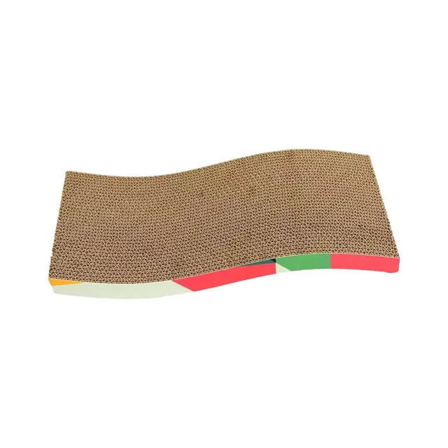 Cat Scratcher Cardboard Pet Sleeping Bed Pet Sofa for Indoor Cats Rest Play 3