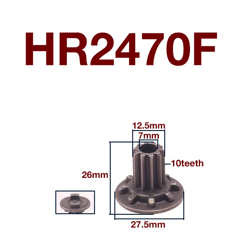 Electric Hammer HR2470F Clutch Gear Replacement Parts for Makita HR2470F Electric Hammer Clutch Gear Power Tools Parts new genuine clutch power cylinder 41710 h1070 for hyundai terracan 2 9 3 5 2001 2006