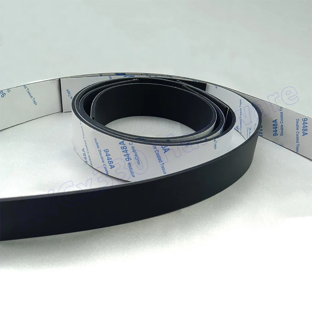 Self Adhesive Seal Gasket Sealing Strip 1/2/5Pcs Silicone Rubber Strip Thick 0.5 1 1.5 2 3mm Anti-skid Shock Absorption