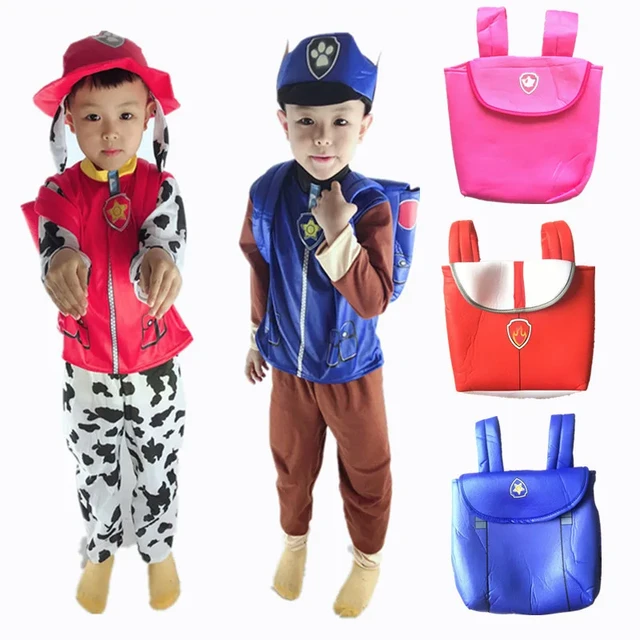 Paw Patrol Anime Kids Costume Chase Marshall Rocky Zuma Skye