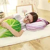 Creative Simulation Vegetable Pillow Cushion Vegetable Plush Dolls Ginger Potato Broccoli Cabbage Pea Pepper Cushion 5