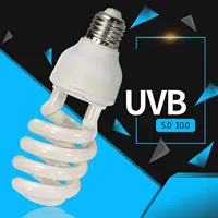 Reptile Heat Bulb Lamp Light High Intensity UVB Light Bulb for Reptiles Amphibian Use Household Breeding Chicken Heating Lamp 2