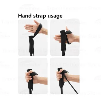 3F UL GEAR Ultralight Hiking 135cm Carbon Fiber/Aluminum Stick Walking Stick Length Adjustable Hiking Accessories - C1T1 6