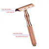 New Shaver Adjustable Safety Razor Barber Tools Double Edge Stainless Steel Classic Mens Women Mild Hair Removal Shaver Razor 4