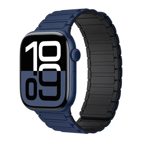 Magnetic Silicone Band for Apple Watch Ultra 3 2 49mm 46mm 42mm 45mm 44mm 40 41mm Strap IWatch Series 11 10 9 8 7 6 SE Bracelet - Image 18