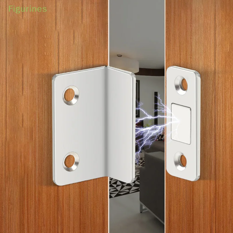 Strong Magnetic Door Stopper Cabinet Door Catches Latch Furniture Doors Magnetic lock Cupboard Ultra Suction Tool