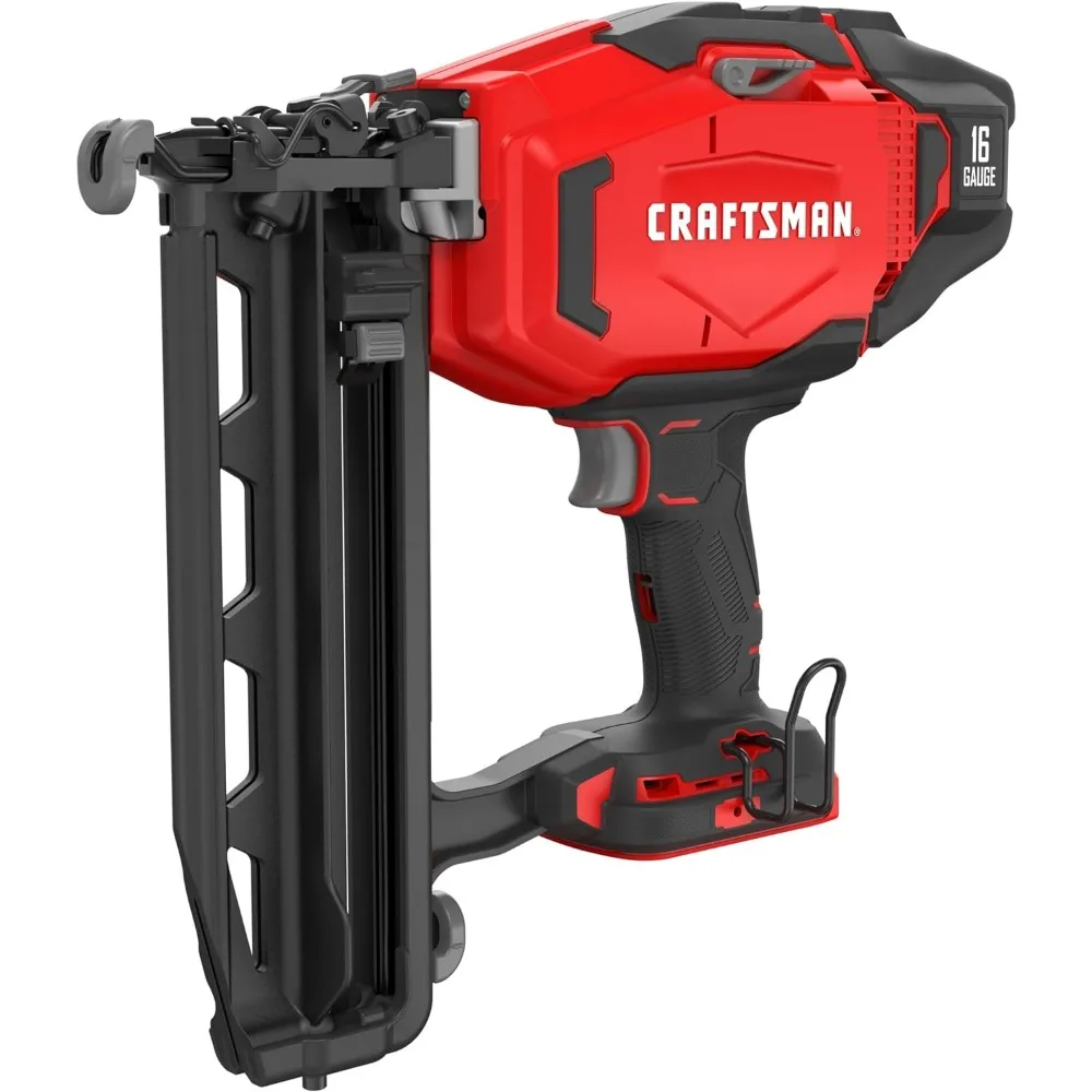 CRAFTSMAN V20 Cordless Finish Nailer, 16 Gauge, Bare Tool Only (CMCN616B) carbon fiber vernier caliper 150mm 6 inch lcd digital electronic gauge easy to read display suitable for craftsman