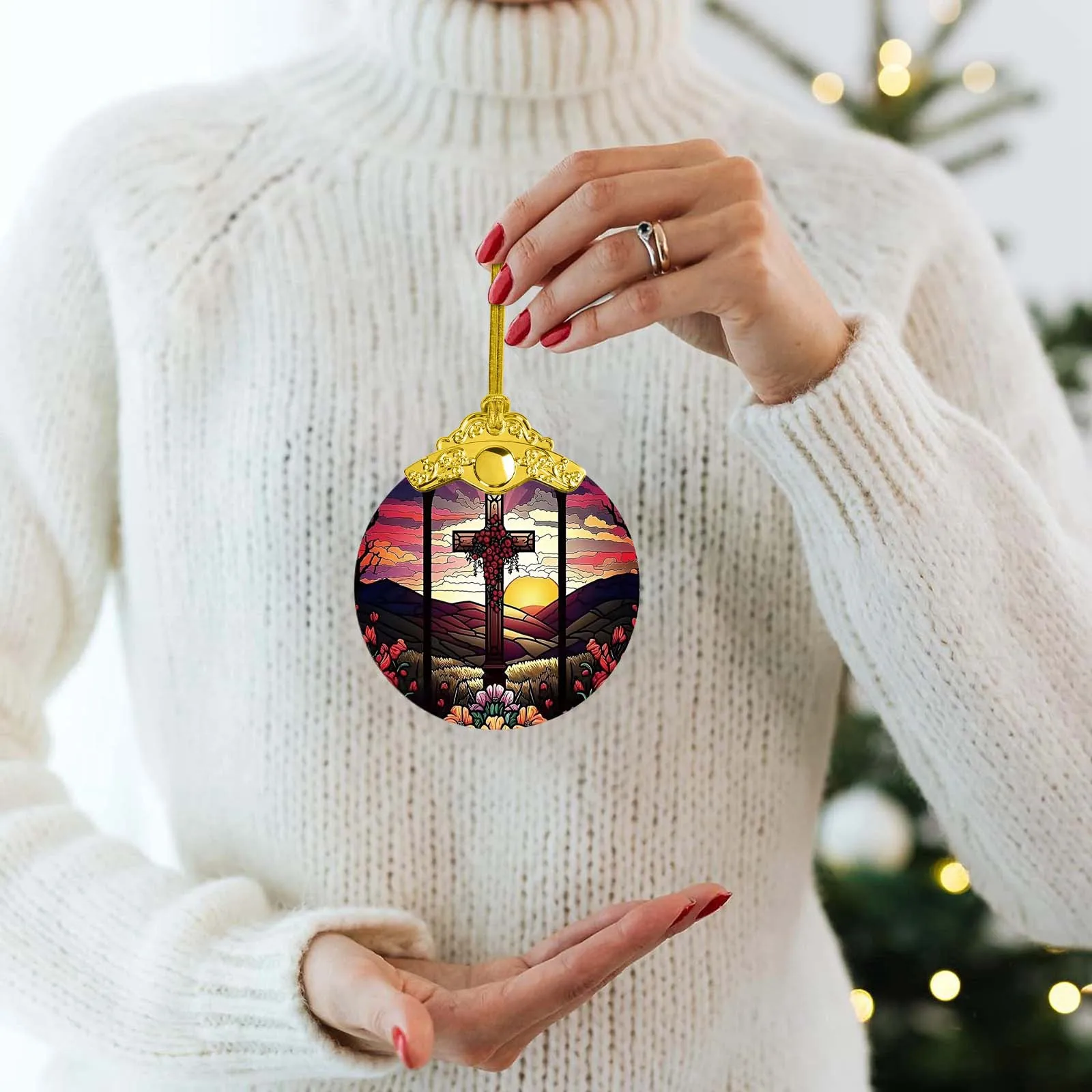 

Unique Style Of Decorative 2D Pendant With Beautiful Patterns Christmas Tree Hanging Ornament Home Decoration 2024 Party Supply