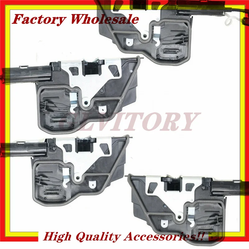 4pcs Front&Rear Left+Right Soft Close Door Lock Mechanism Actuator for BMW X5 E70 X6 E71 E72 51227167587 51227167588 51217167579