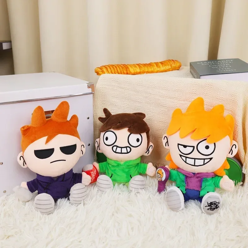 

Eddsworld Makeship Anime Plush Cartoon Edd Doll Indoor Home Decoration Soft Stuffed PP Cotton Toys for Fans Gift
