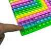 12x12&12+12 Addition Multiplication Math Toys, Quick Push Game Pop Learning Manipulative Times Table Educational Toys for Kids 6
