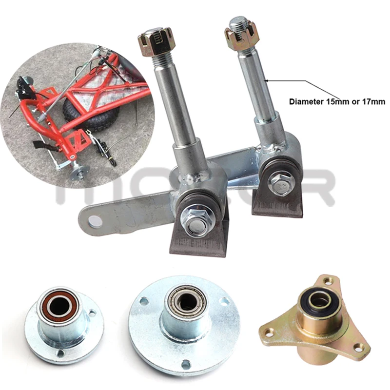 DIYGoKartSteeringStrutKnuckleSpindleWheelHubFitFor110cc168