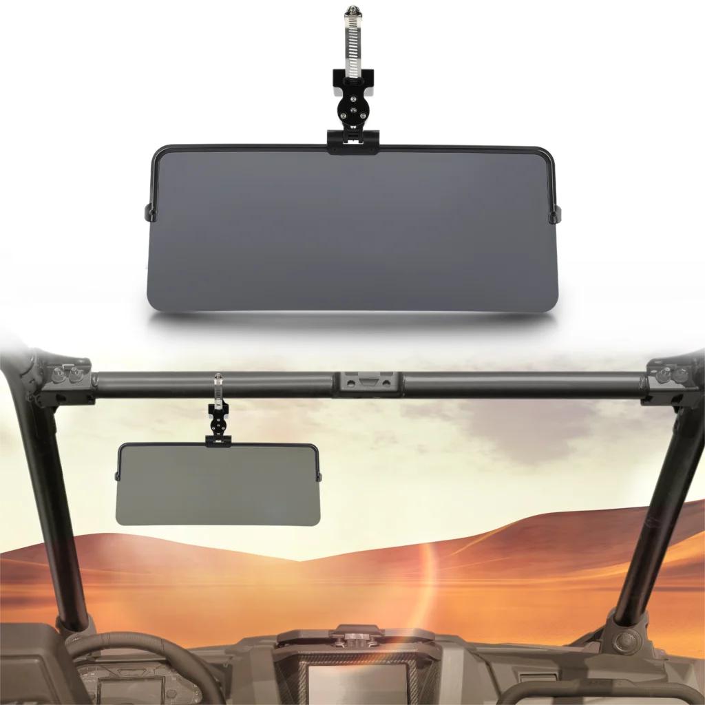 

UTV Car Sun Visor 1.5-2" Sunshade For Can Am Maverick X3 Compatible with Polaris RZR 800 900 1000 XP Ranger For Jeep Wrangler