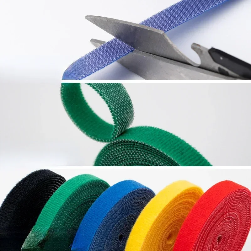 1pc Reusable Removable Data Cable Tie Multi-purpose Wire Organizer  Earphone Mouse Cord Storage Tape Plant Fixation Plant Straps