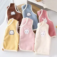 Kids Winter Clothes Waistcoat Children's Vest Boy Girl Thicken Velvet Lining Keep Warm Jackets Vest Newborn Top Clothing Autumn 2