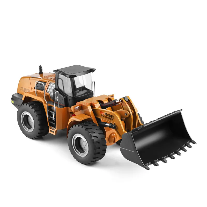 WLtoys 14800 2.4G 1:14 Simulation Remote Control Alloy Bulldozer With Light Remote Control Engineering Car Model Toys For Kids 5