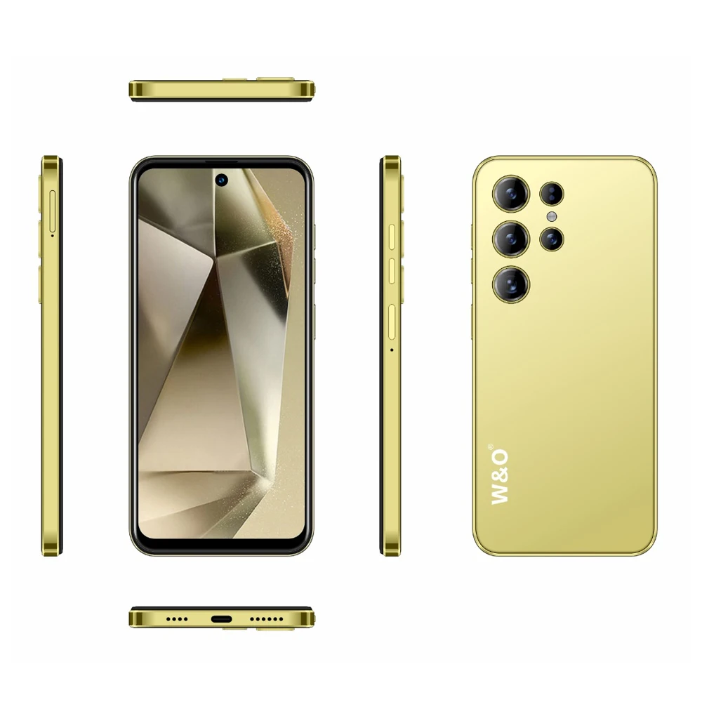 W&O X18 4G Smartphone Android 14 8GB RAM 128GB ROM Mobile phone 6.6 Inch HD Display Dual SIM 5200mAh Battrey Cell Phone On Sale 3