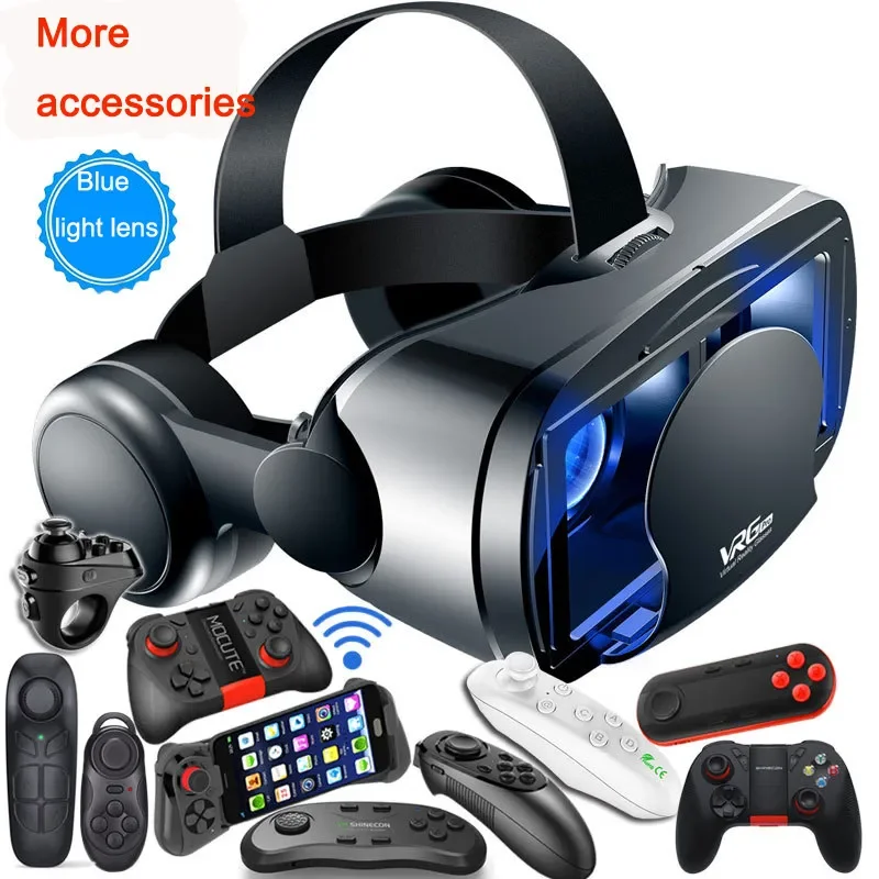 

3d-очки виртуальной реальности VRG Pro, полноэкранные визуальные широкоугольные Очки виртуальной реальности для смартфонов от 5 до 7 дюймов, очки
