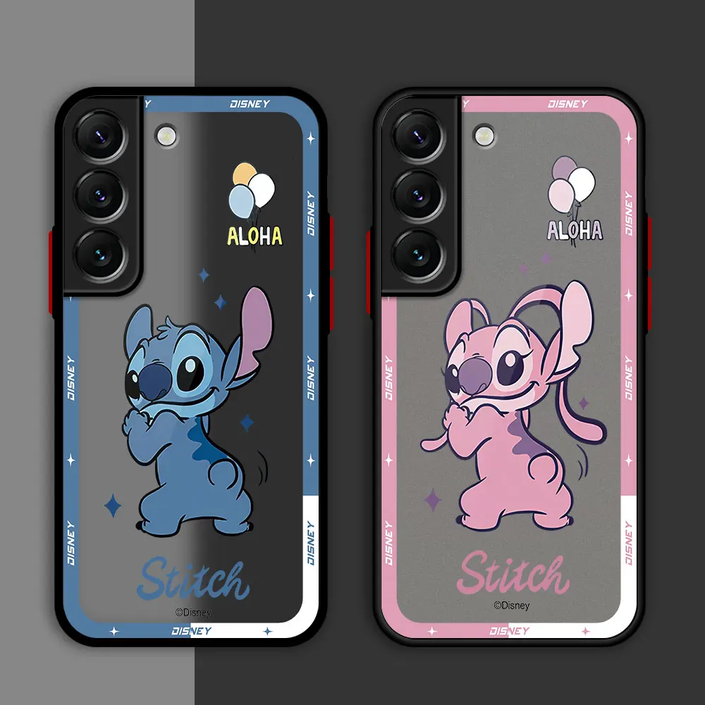 Cartoon Disney Stitch Case Per Samsung Galaxy S8 S9 Note 10 Plus S10 Plus Note 20 Ultra Note 9 8 S8 Plus S9 Shell Soft Cover