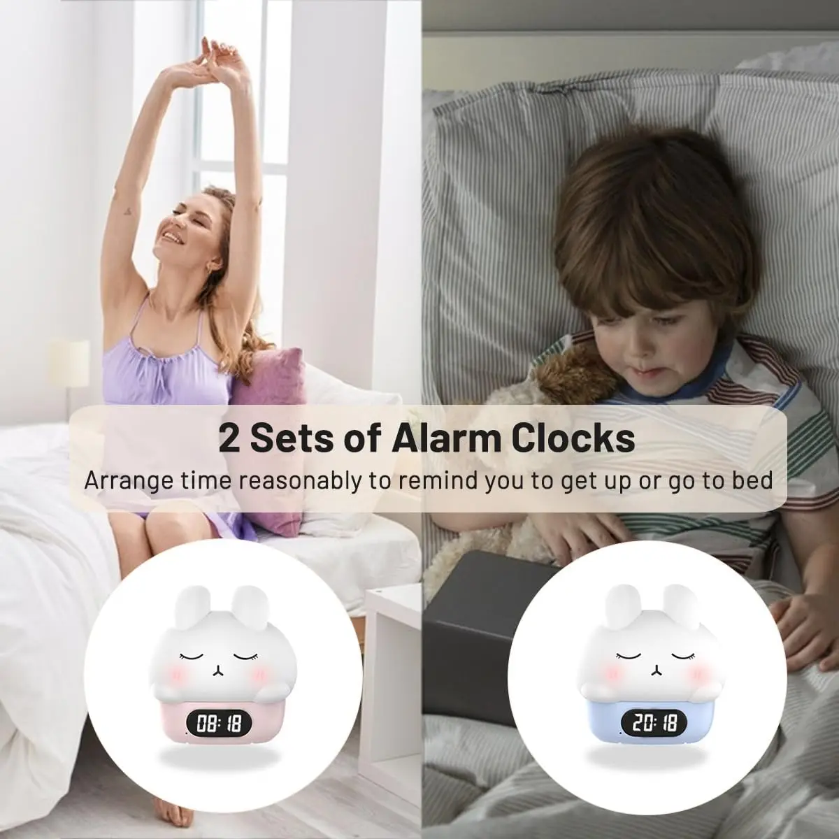 Lampada Sveglia Lunare Con Bluetooth - Luce Notturna RGB, Altoparlante, Touch - Foto 5