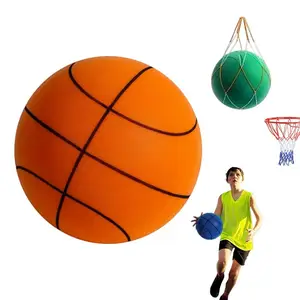 Pelota de baloncesto silenciosa para interiores, pelota silenciosa y  ligera, Tamaño 7/5/3, pelota deportiva de rebote de aire de 24/22/18cm -  AliExpress