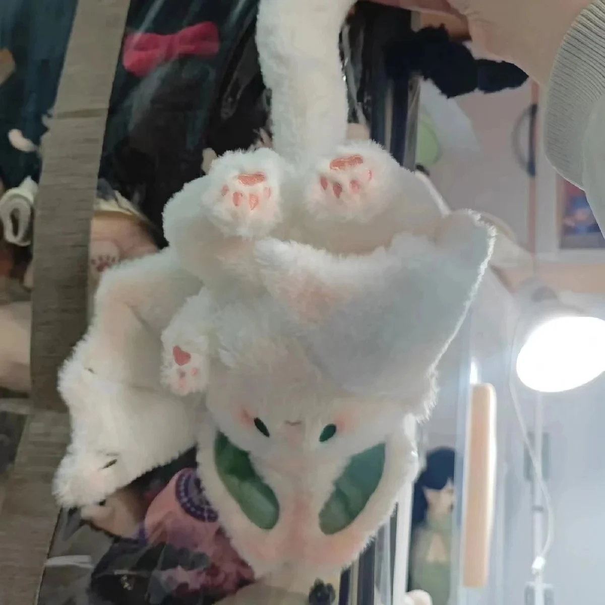Kawaii 박쥐 토끼 플러시 장난감 비행 토끼 플러시 인형 동물 인형 어린이를위한 생일 선물 베이비 샤워 홈 장식 크리스마스
