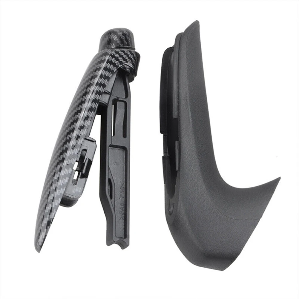 Carbon Fiber Front Hand Brake Trim Cover For Honda Civic Coupe Sedan 2006-2011 Handbrake Lever Knob Moulding Decals handbrake switch cover handbrake button cover handbrake lever button handbrake plate