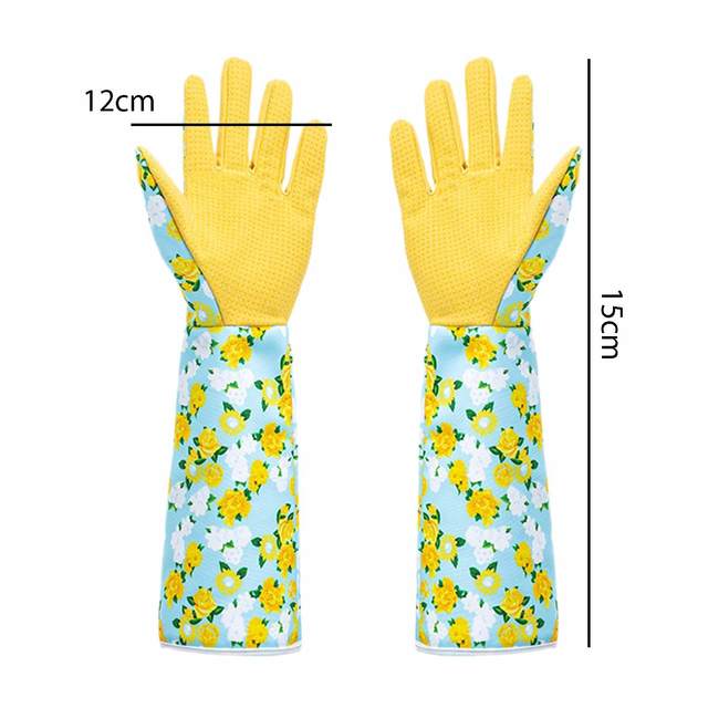 Long Sleeve Gardening Gloves Gardening Gifts Long Elbow Light Protective Gloves Rose Pruning Gloves for Outdoor Work Gardener