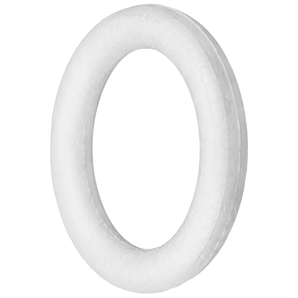 

Foam Wreath Form 8.5 Inch Large Foam Ring Foam Circle Round Foam Modelling Blank Polystyrene Rings Crafts Diy Arts Floral
