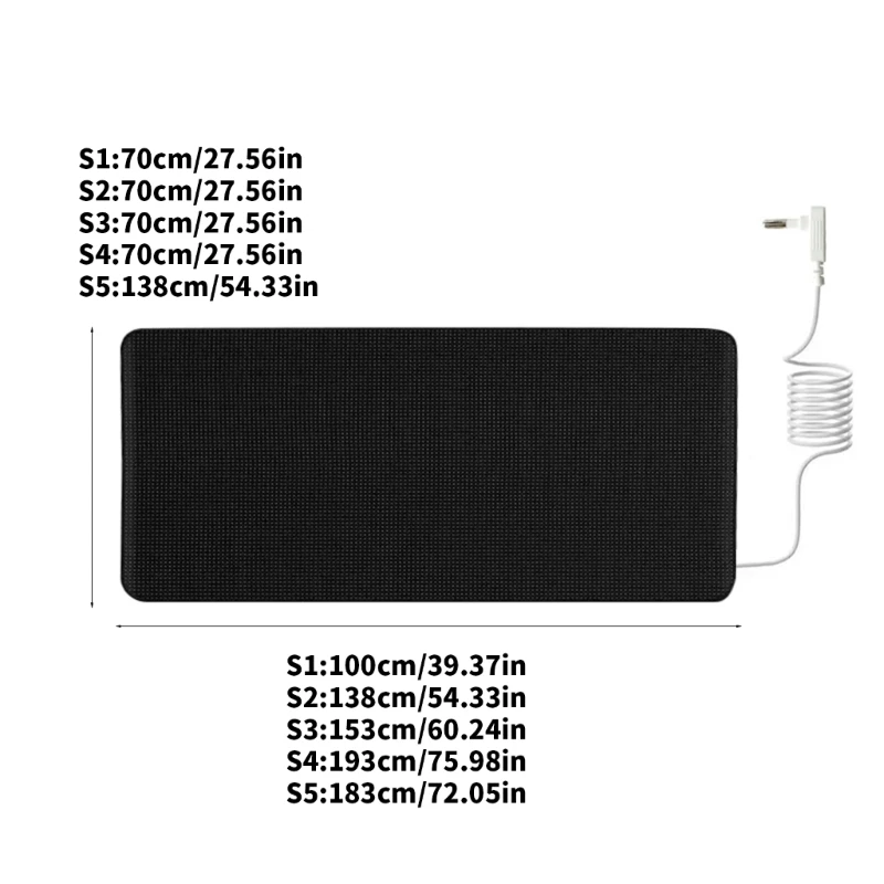 F92C Sleep Better with Our Groundings Mats for Bed PU Leather Mattress Pad with Groundings Cord