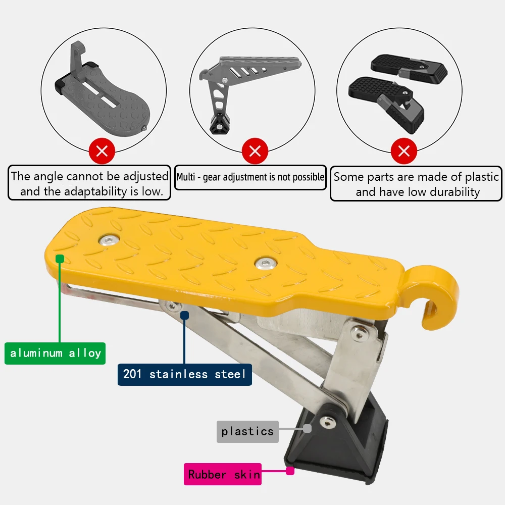 Marchepied de porte de voiture extra long, prend en charge les deux pieds,  comme vu sur Shlavabo, précieux pour Mercedes-Benz GLC Coupé 2017-2025,  outil de lavage de voiture - AliExpress