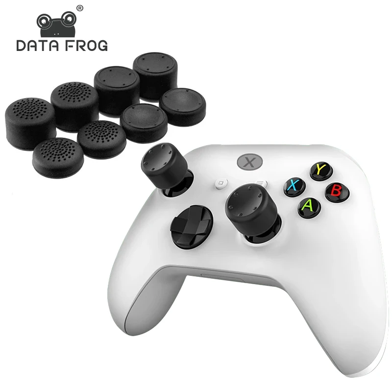 DATAFROGReplacement8pcsSiliconeAnalogThumbGripsCapsforXbox