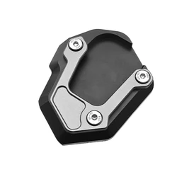 Enhanced Motorcycle Side Stand Support Foot Kickstand Enlarged Plate (Nologo Grey)