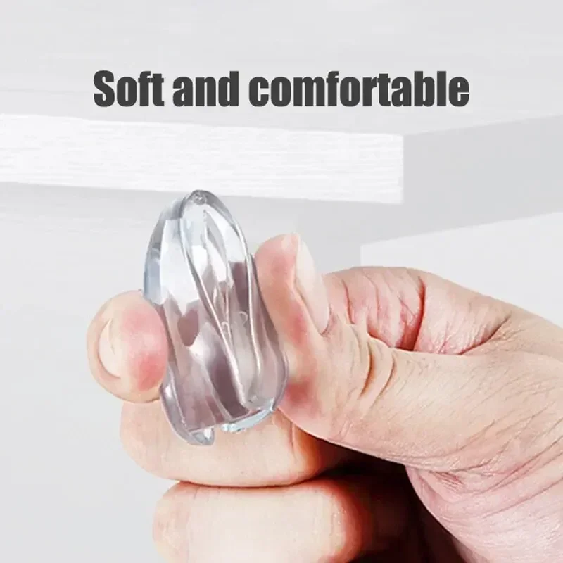 Table Corner Protector Clear Anti-collision Coffee Table Furniture Corner Protectors Children's Soft Corner Sheathing Living Room Decor 10PCS