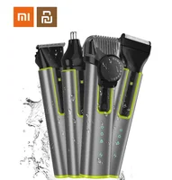 Xiaomi Youpin New Men's Grooming Kit MultiFunction IPX5 Waterproof Pro Electric Hair Clipper 4-in-1 Shaver Nose Hair Trimmer Set 1
