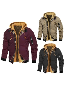 Men s Winter Hooded Jacket Casual 1