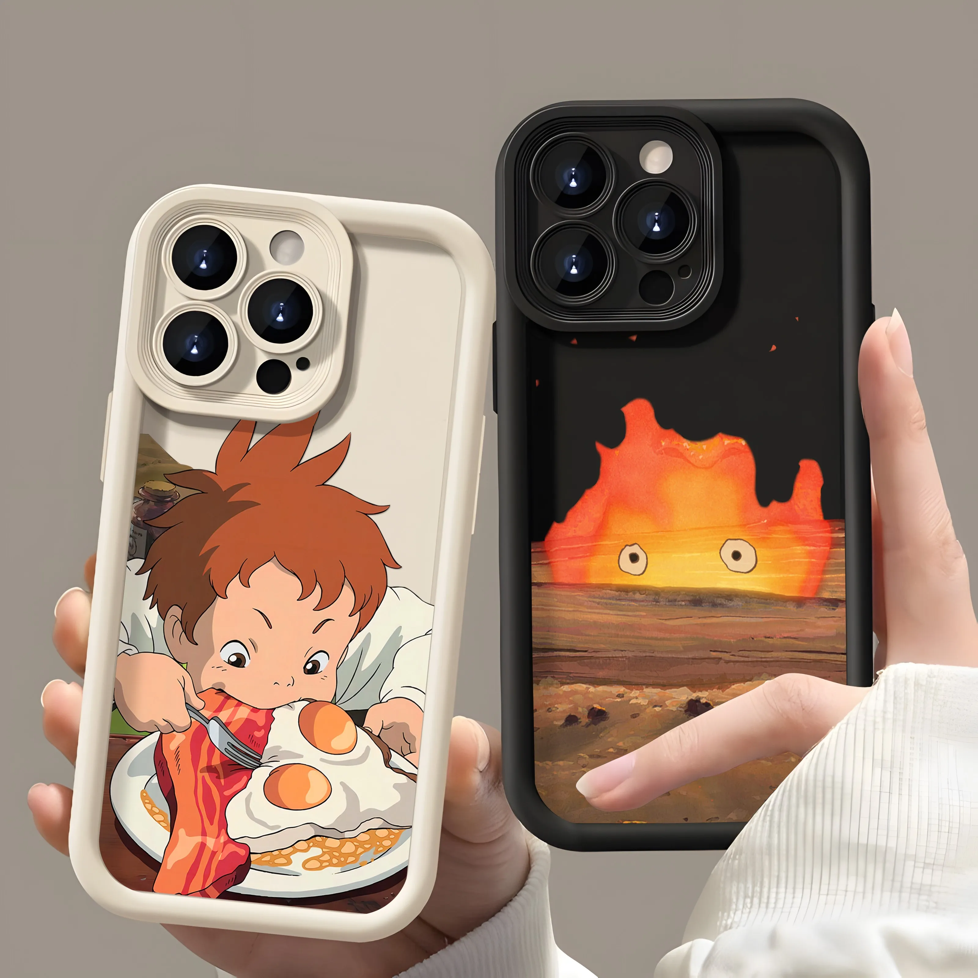 Dynamic TPU Soft Phone Case with Howl's Design