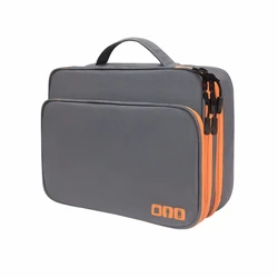 Versatile Cable Storage and Electronics Accessories Organizer Bag (Grey)