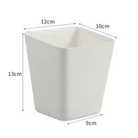 Household Back Hanging Plastic Storage Basket Kitchen Bathroom Mini Organizers Small Things Portable Storage Box Container 3