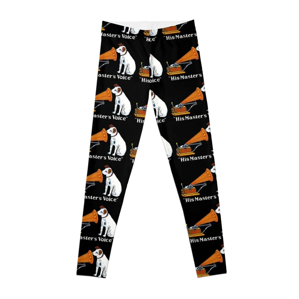 

His Master's Voice, Nipper the Dog Leggings Legging sexy woman harem pants Fitness's gym clothes Womens Leggings