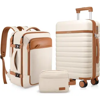 3-Piece TSA Spinner Luggage Set 1