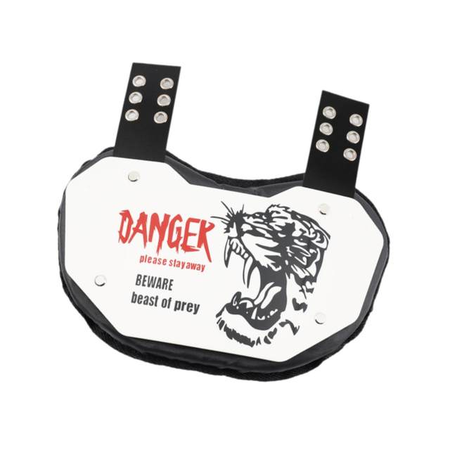 Football Back Plate Rugby Back Pads Shock Resistant Rugby Gear Rear Lower Back Protector for Football Game Athletes Teenagers